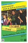 walk and roll to school day flyer