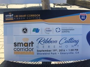 I80 SMART Corridor Ribbon Cutting Sign