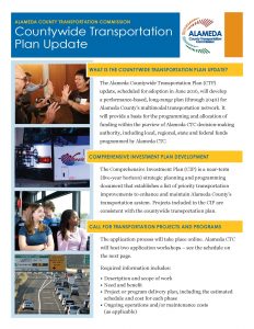 image of documents for the countywide transportation plan update. link to pdf is in the article.
