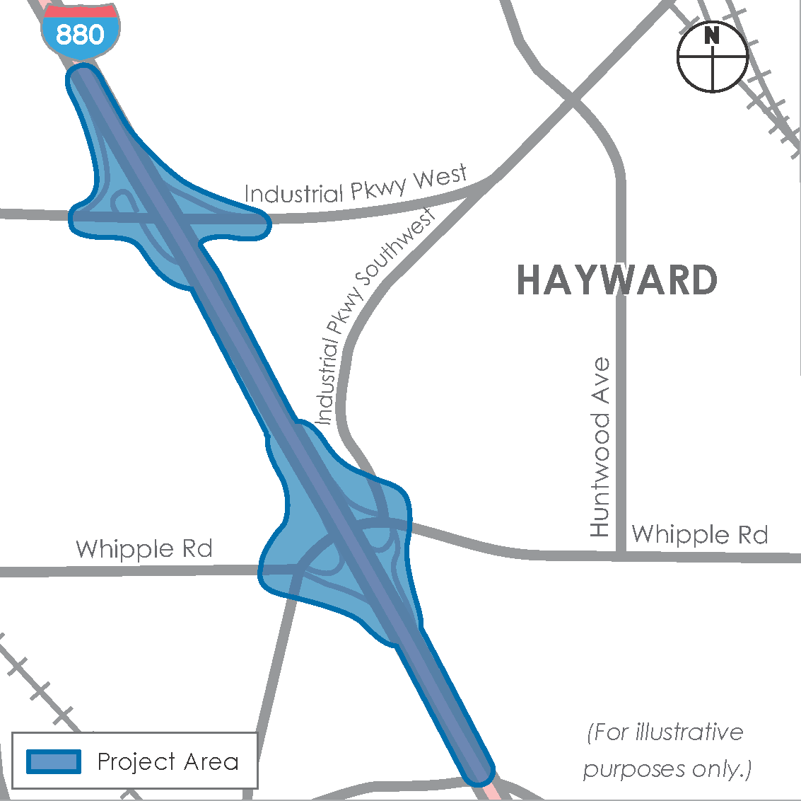 Public Informational Meetings for the Interstate 880 Interchange Improvements (Whipple Road/Industrial Parkway Southwest and Industrial Parkway West) Project