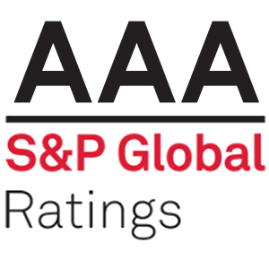 S&P Global logo, AAA rating