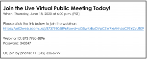 Picture link to live meeting
