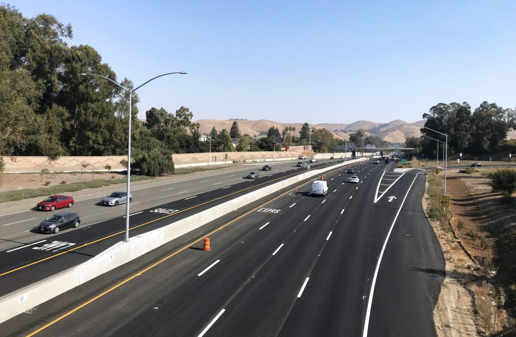 I-680 northbound express lane open to 2+ carpools