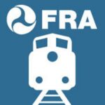 Federal Railroad Administration graphic logo with train