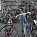 Bicycles parked.