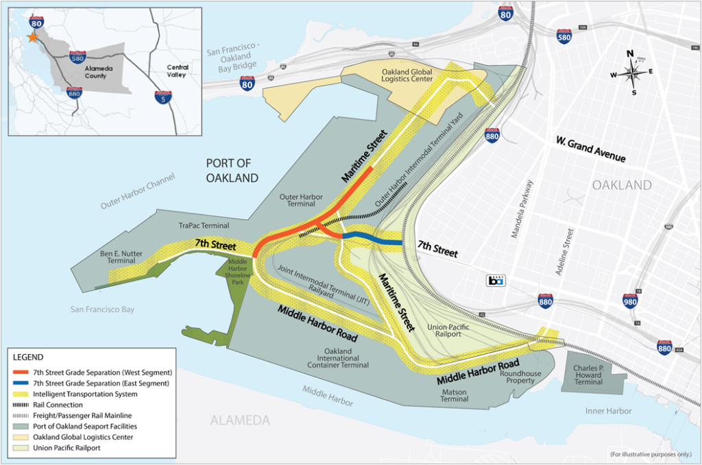 GoPort Program project location map.