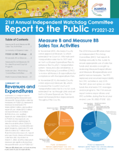 Cover of the 2023 Independent Watchdog Committee Report to the Public