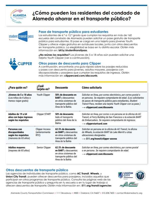 Discount Flyer (Spanish)