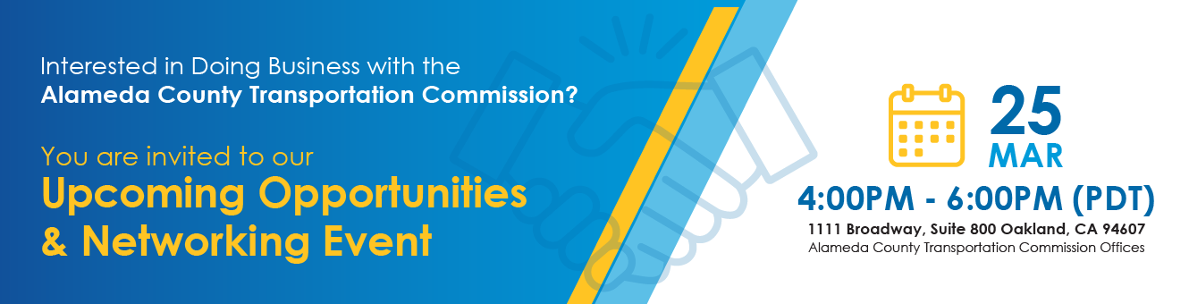 Upcoming contracting opportunities with Alameda CTC banner