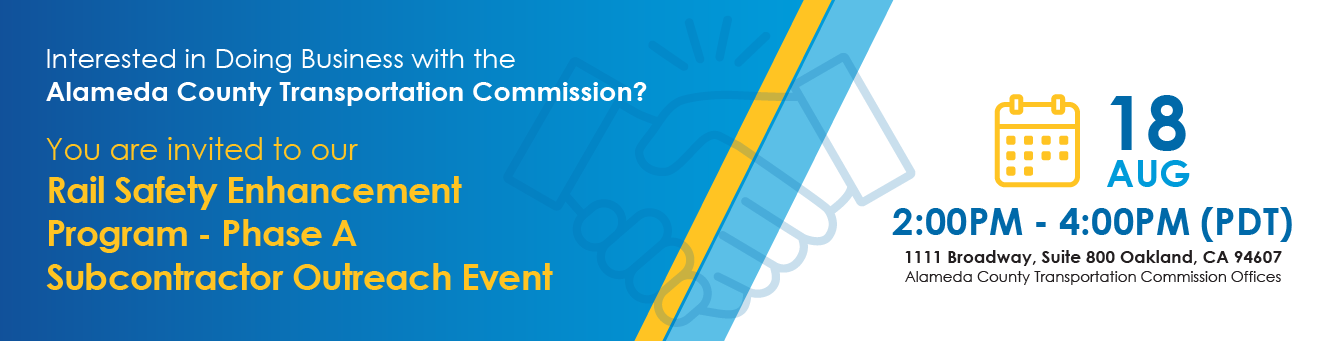 Go to the "Rail Safety Enhancement Program - Phase A" Subcontractor Outreach Event Flyer